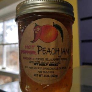 Hot Pepper Peach Jam- My Daily Bread