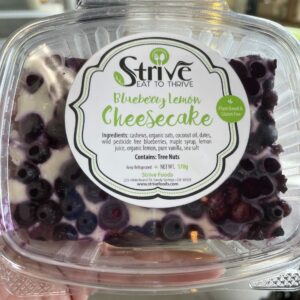 Blueberry Lemon Cheesecake – Strive Foods (Vegan, Dairy Free, GF)