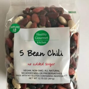 Soup Mix – 5 Bean Chili Mix- Healthy Gourmet Kitchen