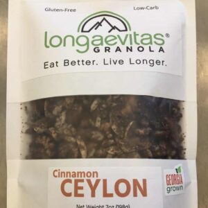 Granola – Ceylon Cinnamon – 7oz. Longaevitas