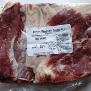 Beef – Brisket- Grass-fed and finished, no antibiotics, 3.29 lbs