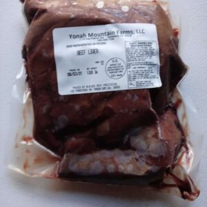 Beef – Liver-Grass-fed and finished, no antibiotics, 1 lb. avg.