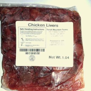 Chicken – Liver – Pastured, Soy-Free, Corn-free, non-GMO, no antibiotics, 1- 1.5 lbs..