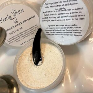 Pearly Whites Re-mineralizing tooth powder