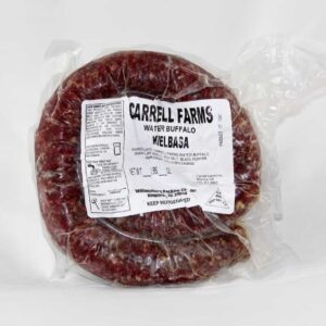 Water Buffalo Sausage- Kielbasa- 1 lb. Carrell Farms
