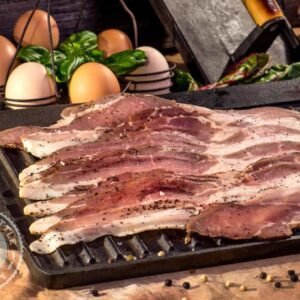 Bacon – Smoked Sea Salt and Crushed Pepper