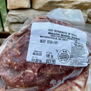 Beef – Beef Stir Fry – 100% grass fed