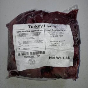 Turkey – Liver-Pastured, Soy-Free, Corn Free, non-GMO, no antibiotics, 1lb avg
