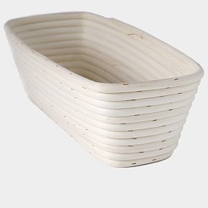 Oblong Rattan Proofing Basket- breadtopia